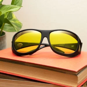 Lemon UV Filters on a book with a plant behind