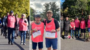photo of berkshire vision fundraisers taking part in the maidenhead boundary walk 2025