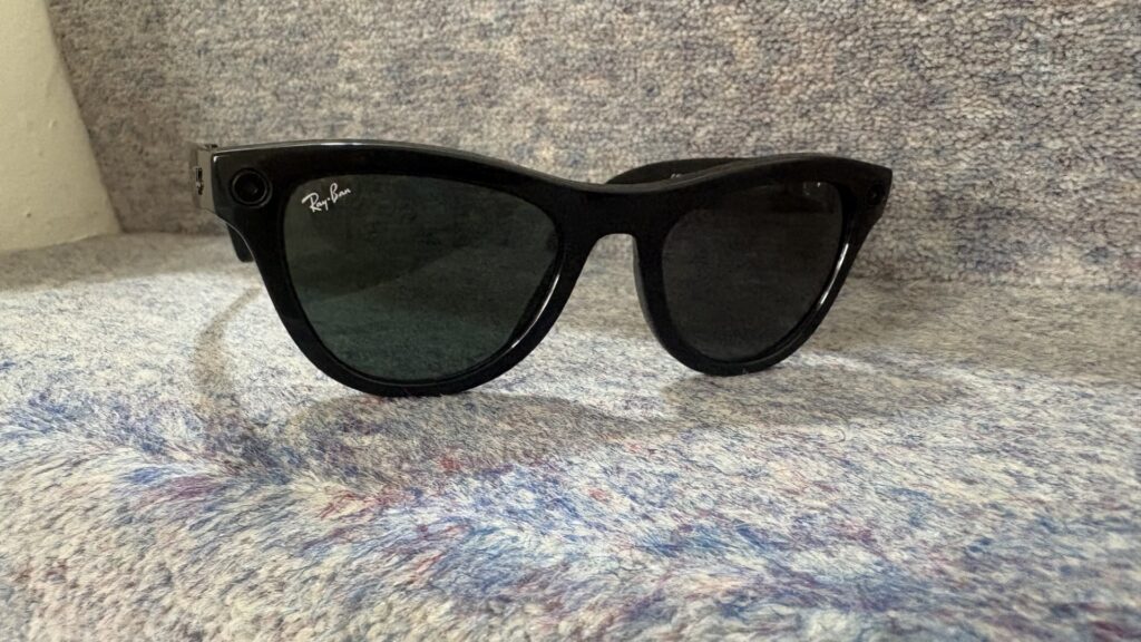 a photo of a pair of rayban meta glasses