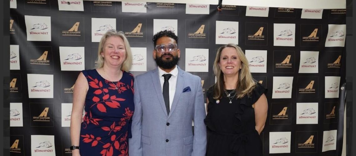 Bliss Cars 247 CEO with Laura Mitchell and Clare Matthews from Berkshire Vision